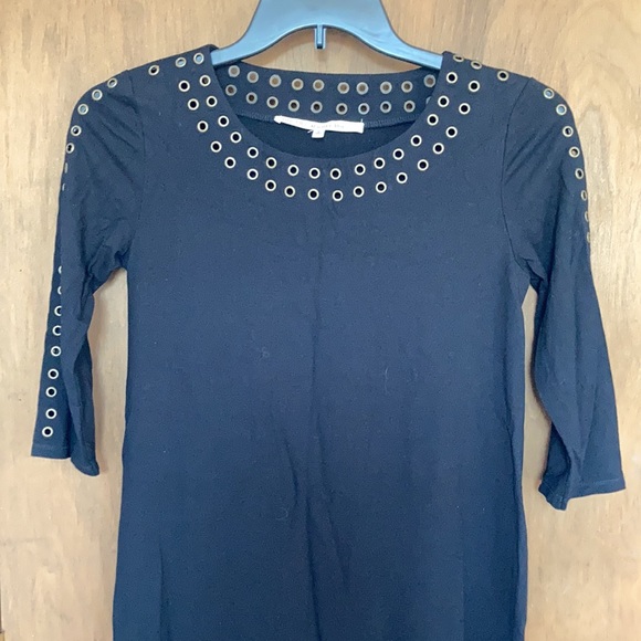 Relist 1/7 RACHEL Rachel Roy black dress with metal accents size S - Picture 11 of 14